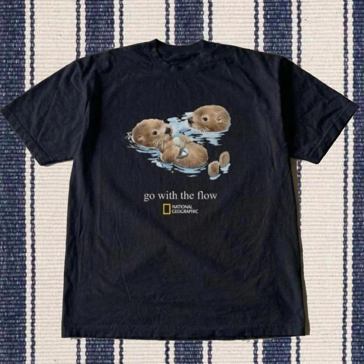 National Geographic black otter t-shirt