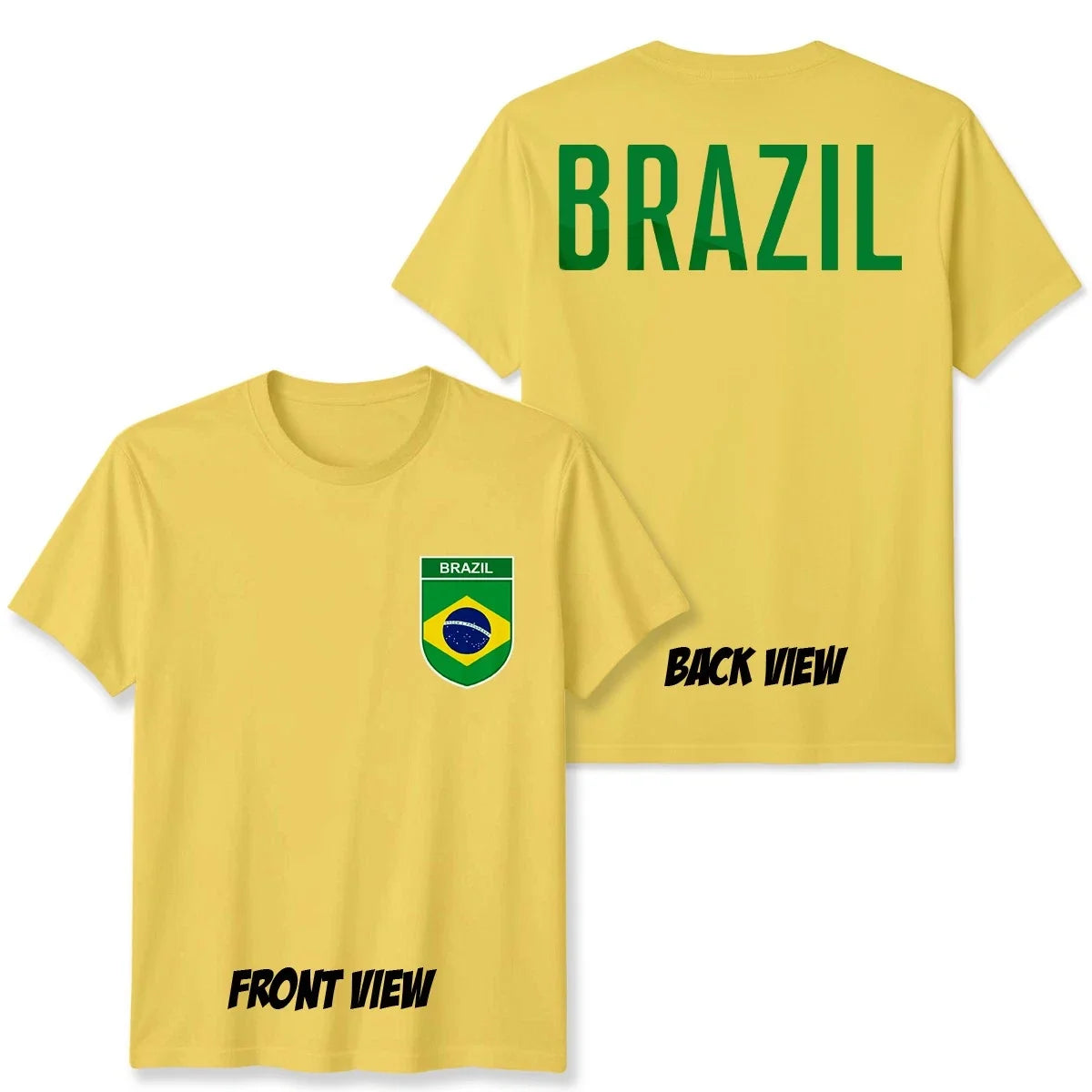 Brazil Football Unisex Kids Country Pride Soccer Tee #WC Unisex