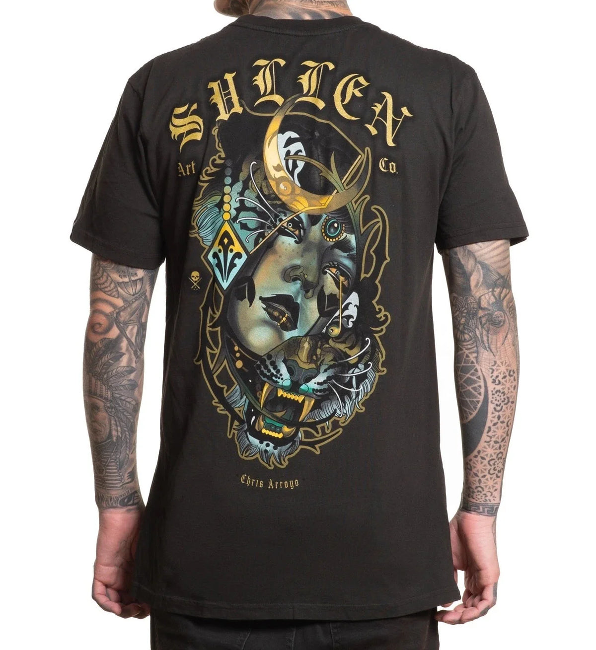 SULLEN CLOTHING DIVIDED VINTAGE BLACK PREMIUM Unisex