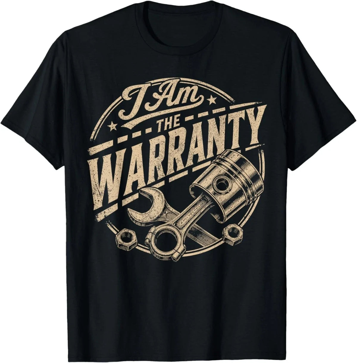 I Am The Warranty Race Car Parts Repair Guy Funny Mechanic Unisex