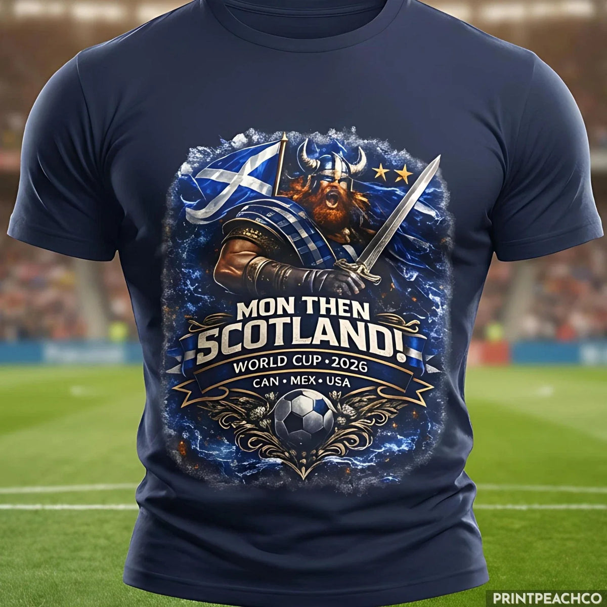 Scotland 2026 World Cup Fan Shirt Soccer Supporter Tee Unisex