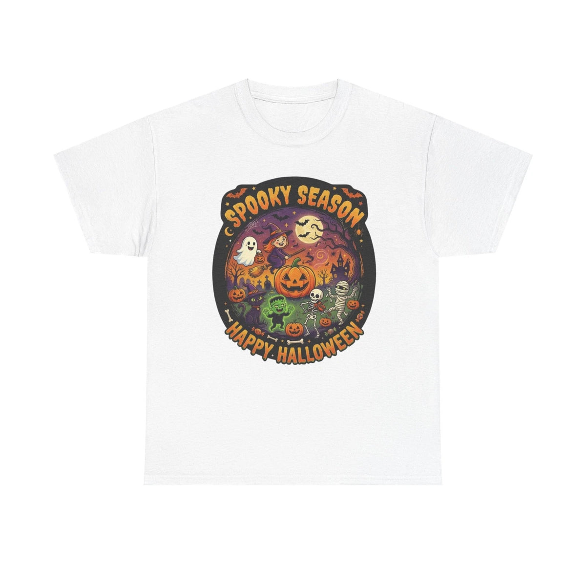 Spooky Season Pumpkin Patch Tee | Halloween ghosts, jack-o'-lanterns