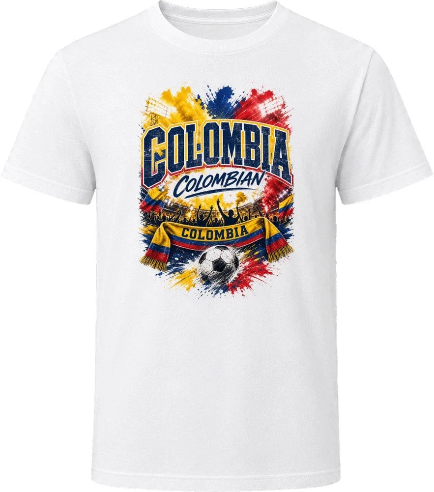 Colombia Colombian Soccer Football National Supporters T Shirt Unisex