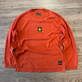 Vintage Y2K Abercrombie & Fitch Board Sports Long Sleeve Shirt Orange Mens M