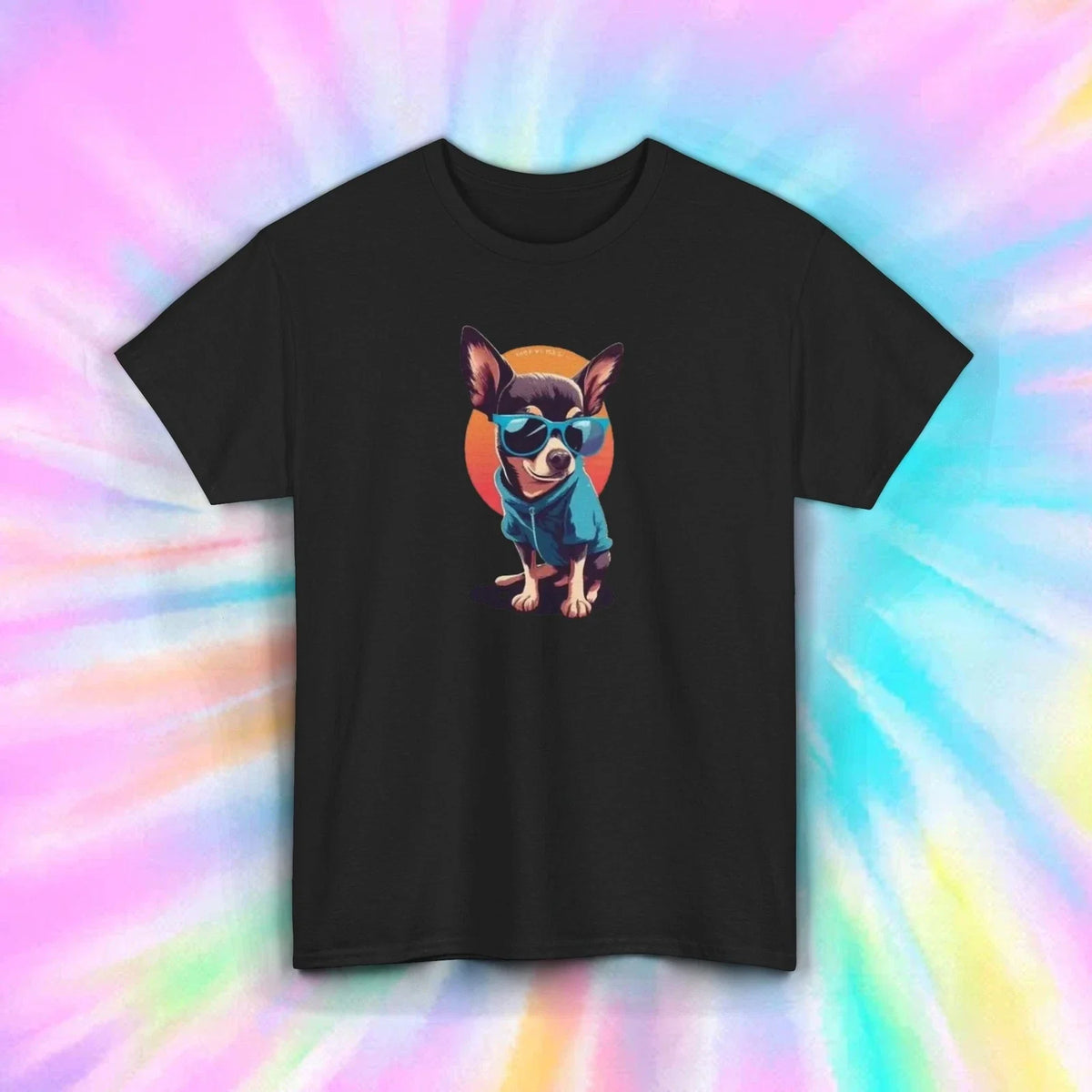 Chihuahua Sunglasses S-5XL Funny Dog Lover Cool Pet Humor Gift Tee Unisex