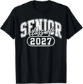 Class of 2027 Vintage High School Graduation Senior 2027 T-Shirt unisex T-Shirt