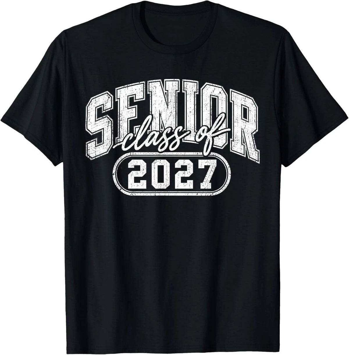 Class of 2027 Vintage High School Graduation Senior 2027 T-Shirt unisex T-Shirt
