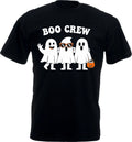 Boo crew Halloween TShrit Unisex Ghost Pumpkin Spooky Horron Top  Costume Tee