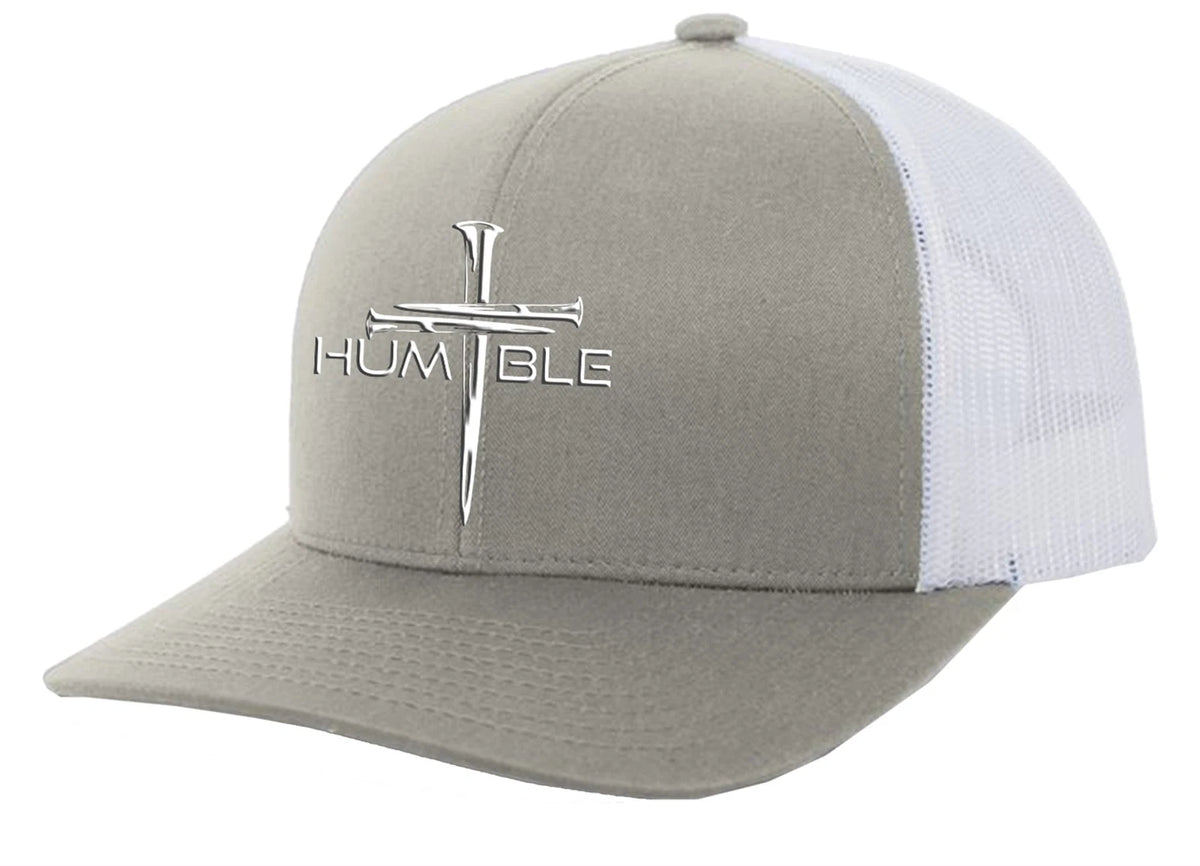 Trenz Shirt Company Christian Humble Cross Embroidered Mens Adjustable Snapback