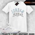 Shirt Matching AJ 5 White Metallic 2026 To Match Sneaker Shoe Hanging 5s Unisex
