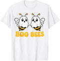 Boo Bees Funny Ghosts Boobees Cute Halloween T-Shirt