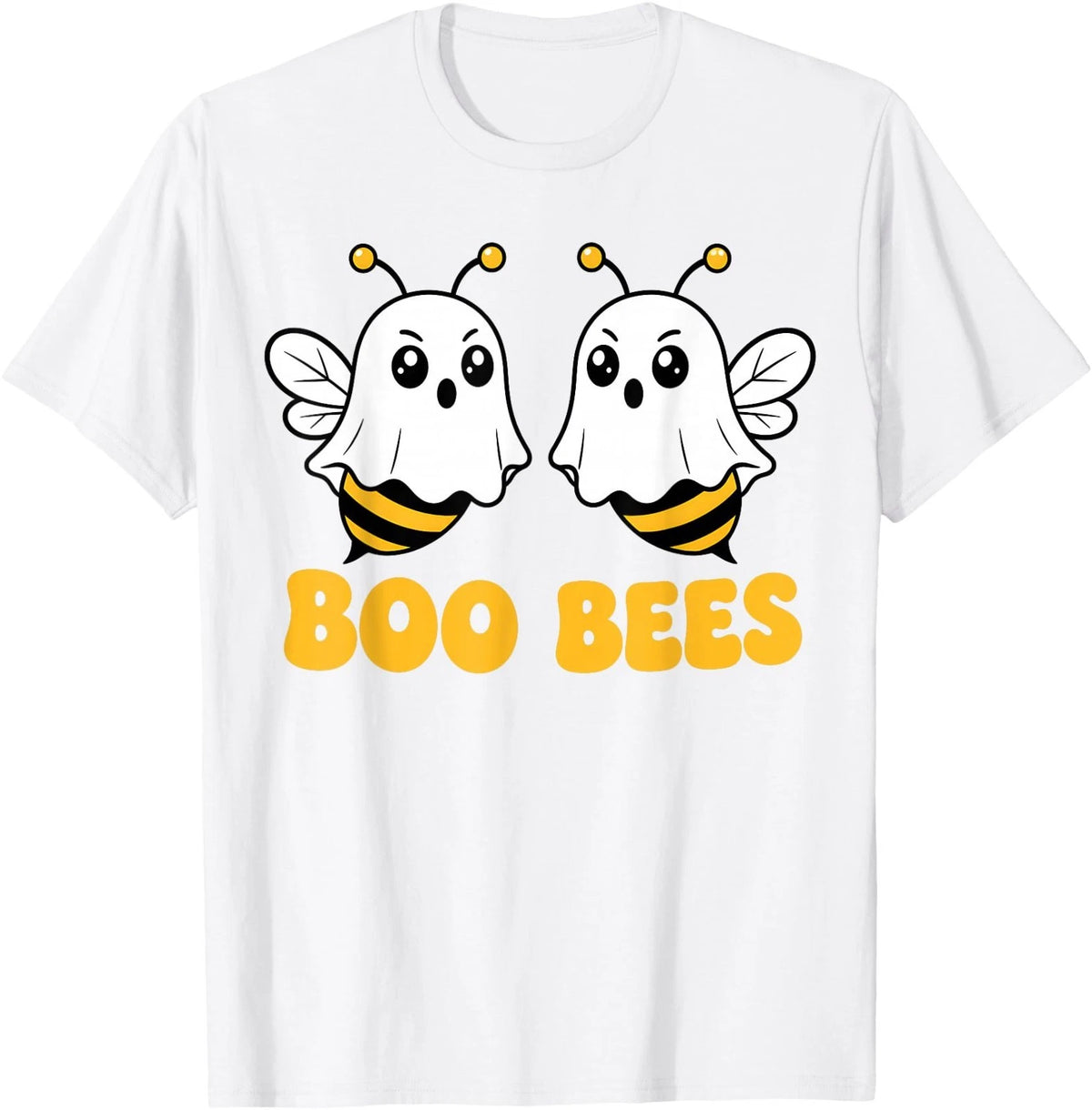 Boo Bees Funny Ghosts Boobees Cute Halloween T-Shirt