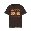GTO 67 Retro Sunset Car T-Shirt Classic Muscle Graphic Tee