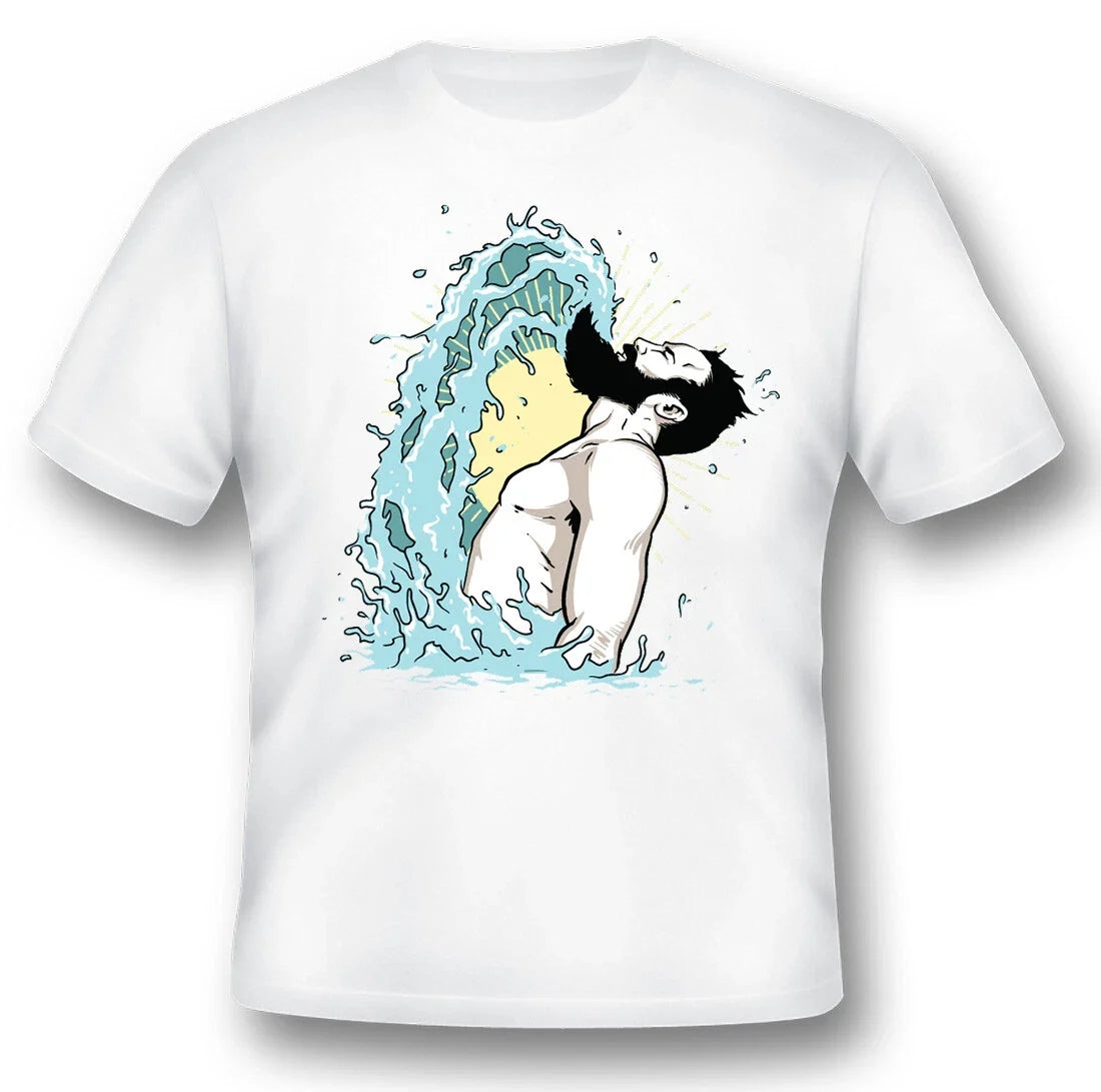 Beard flip black or white Tee Unisex
