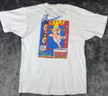Vintage 90s Checkers Burgers Fries Cola Promo Tee Shirt XL USA Made Single Stich