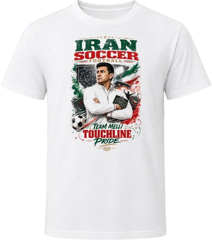 Iran Soccer Football Coach Team Melli Touchline Pride T Shirt Unisex