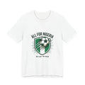 All For Nigeria Soccer Shield Tee | country pride, retro soccer Unisex
