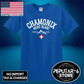 Chamonix Mont Blanc Hiking Men's Blue Size S-5XL