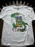 Vtg World Cup Korea 2002 Soccer Exclusive Italy Tru Fan T Shirt Men XL Unisex