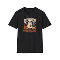 Spooky But Overstimulated T-Shirt | Halloween Ghost Pumpkin Design