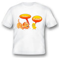Chicken P@ssy humor funny black or white tee Unisex