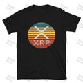 XRP Retro Sunset T-Shirt crypto trader investor gift tee