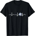 Heartbeat Soccer Lover Gift Unisex Unisex