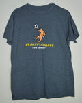 Life is Good Blue 84 Navy Tshirt St Marys College Dog Soccer Medium Unisex
