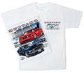 Mustang Evolution (41) Men's White Cotton . Ford Mustang Unisex