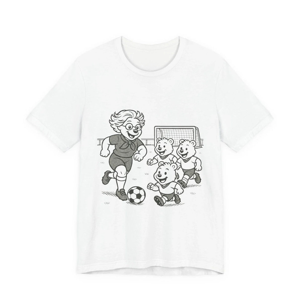 Grandma Playing Soccer with the Grandcubs Unisex