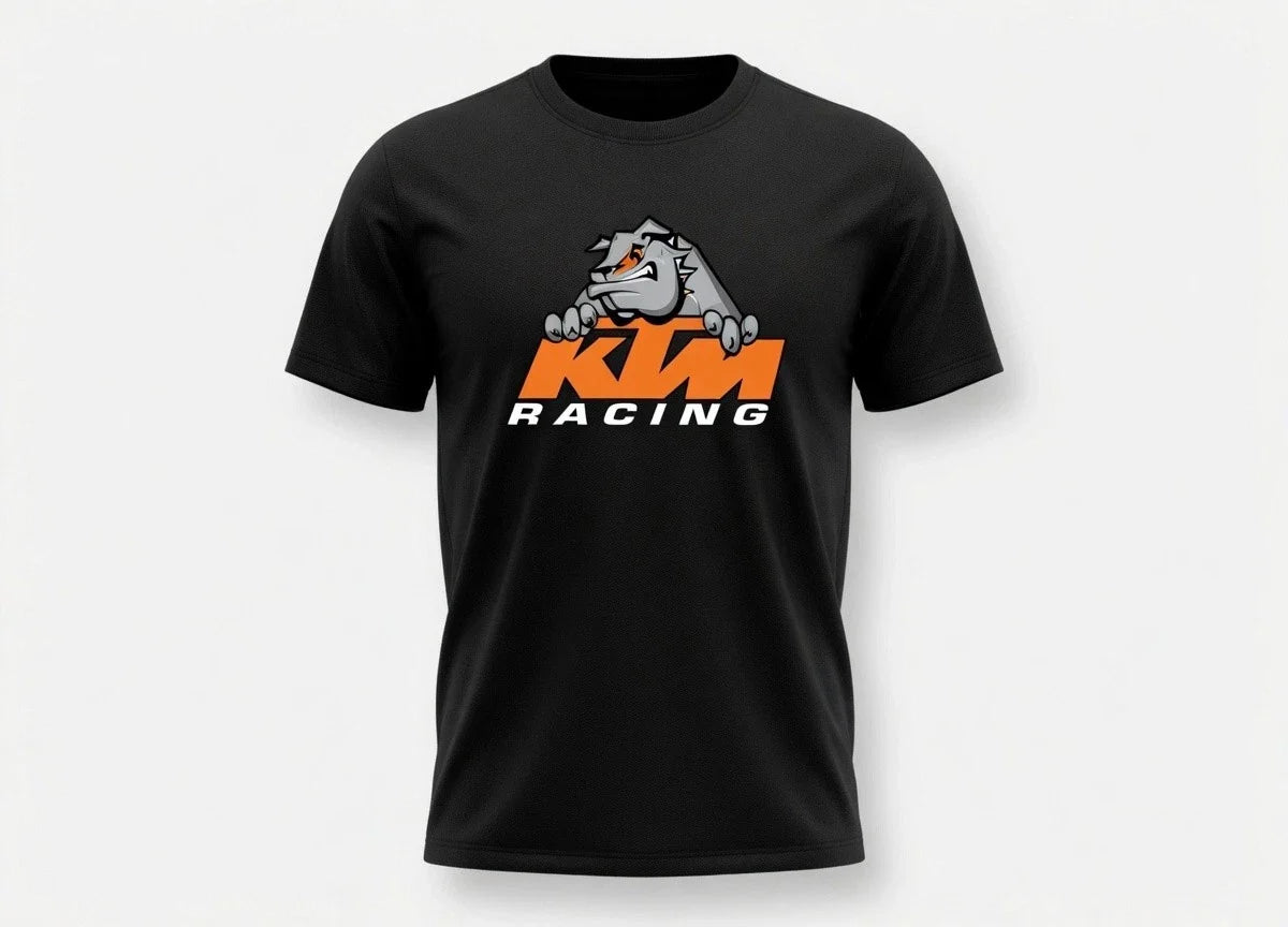 KTM Racing Motocross Bulldog Graphic Print Unisex Mens S M L XL 2 3 4XL Unisex