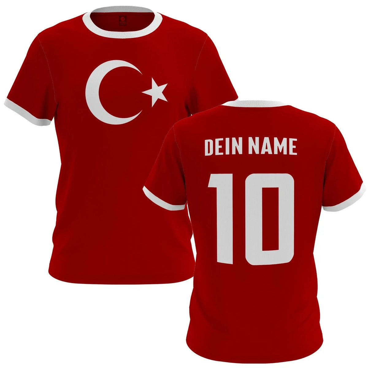 Türkiye Mens Womens Name & Number Turkish Flag World Cup 26 Fan Gift Unisex
