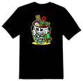 Ramen style noodles skateboard skateboarding Tee shirt black or white Unisex
