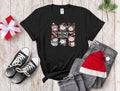 Meowy Christmas Cat T-shirt Santa Men Women Unisex T Shirt Hoodie Baseball 4325