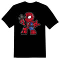 Spidey Merc cartoon character funny Tee shirt black or white Unisex
