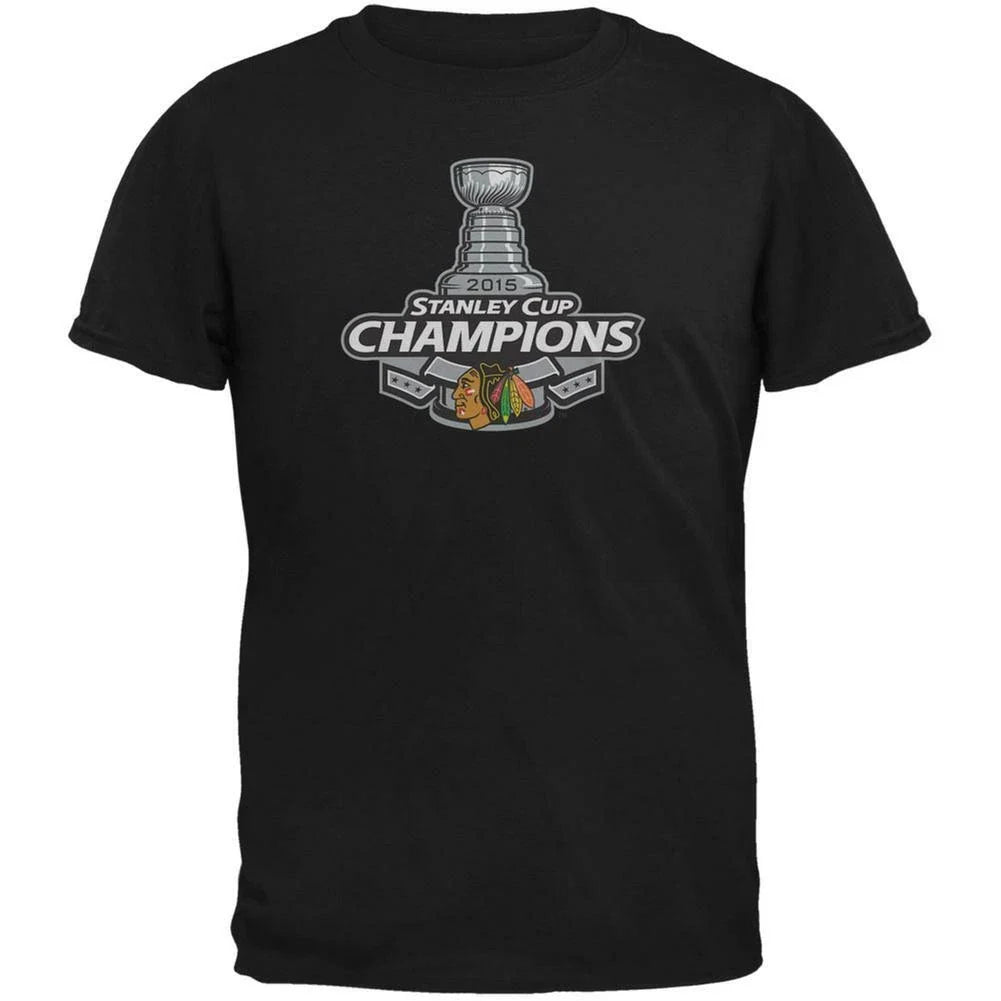 Chicago Blackhawks - 2015 Stanley Cup Champions Black Soft Unisex