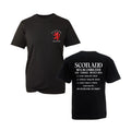 Scotland Football Tour 2026 T Shirt Schedule Tartan Army Supporter Gift Black Unisex