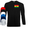 Ghana Flag Long Sleeve | Football 2026 | Finals | Black Stars Unisex
