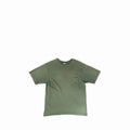 Vintage 1990's Green Faded Pocket Tee Shirt 90s 1990s Vtg Thrashed Olive Blank