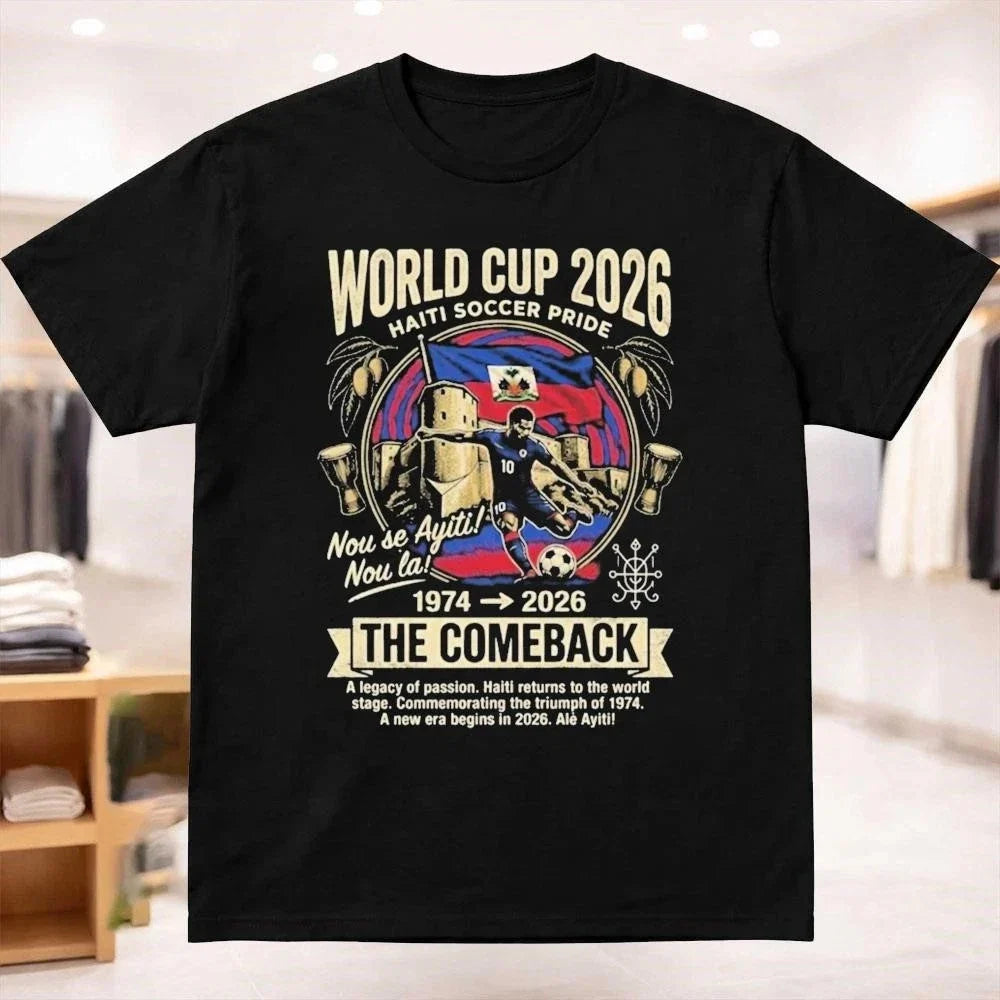 2026 Haiti Soccer Pride The Comeback Shirt Unisex