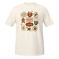 Christmas Joy Merry Cheer Noel Shirt Hot Cocoa Gingerbread Graphic Tee Cute Gift