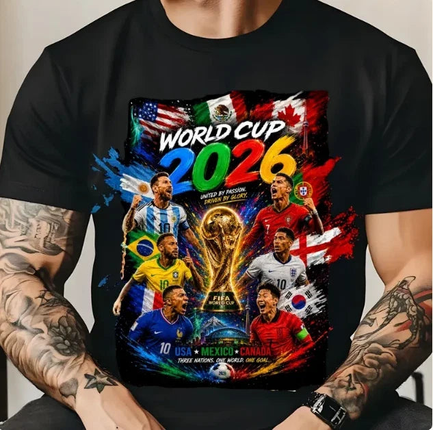 World Cup 2026 Fan Comfort Color Shirt, Family Soccer Tournament Tee Unisex
