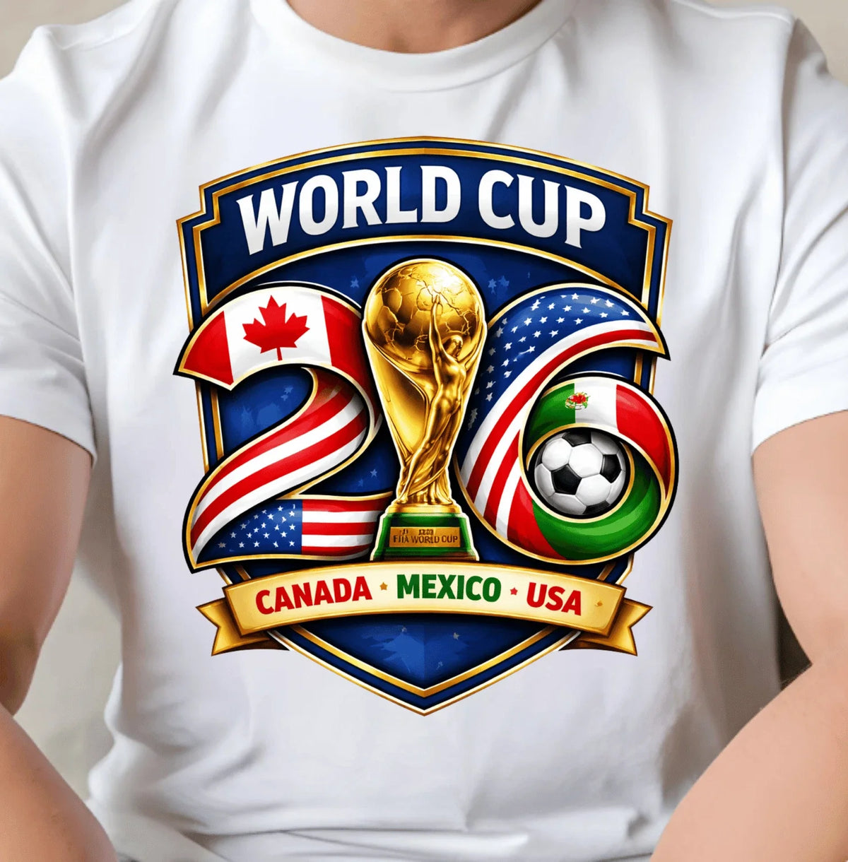 2026 World Cup Shirt USA Canada Mexico Soccer Lovers Graphic Gift Unisex Unisex