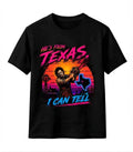 Vintage Slasher Horror T-Shirt Retro Spooky Graphic Tee Neon Fall Top