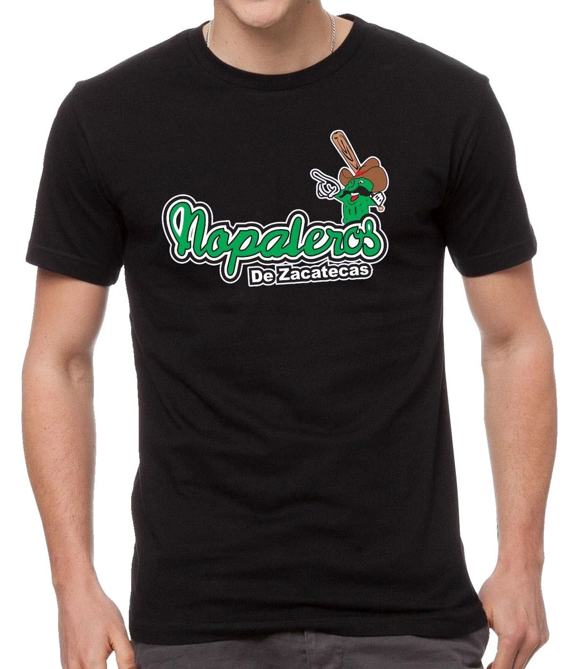 Baseball Men's Nopaleros de Zacatecas Color Black 100% Cotton Unisex