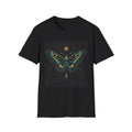 Celestial Moth T-Shirt | Mystic Night Wings, Starry Illustration