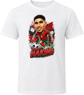Achraf Hakimi, Morocco Caricature Soccer 2026 T Shirt Unisex