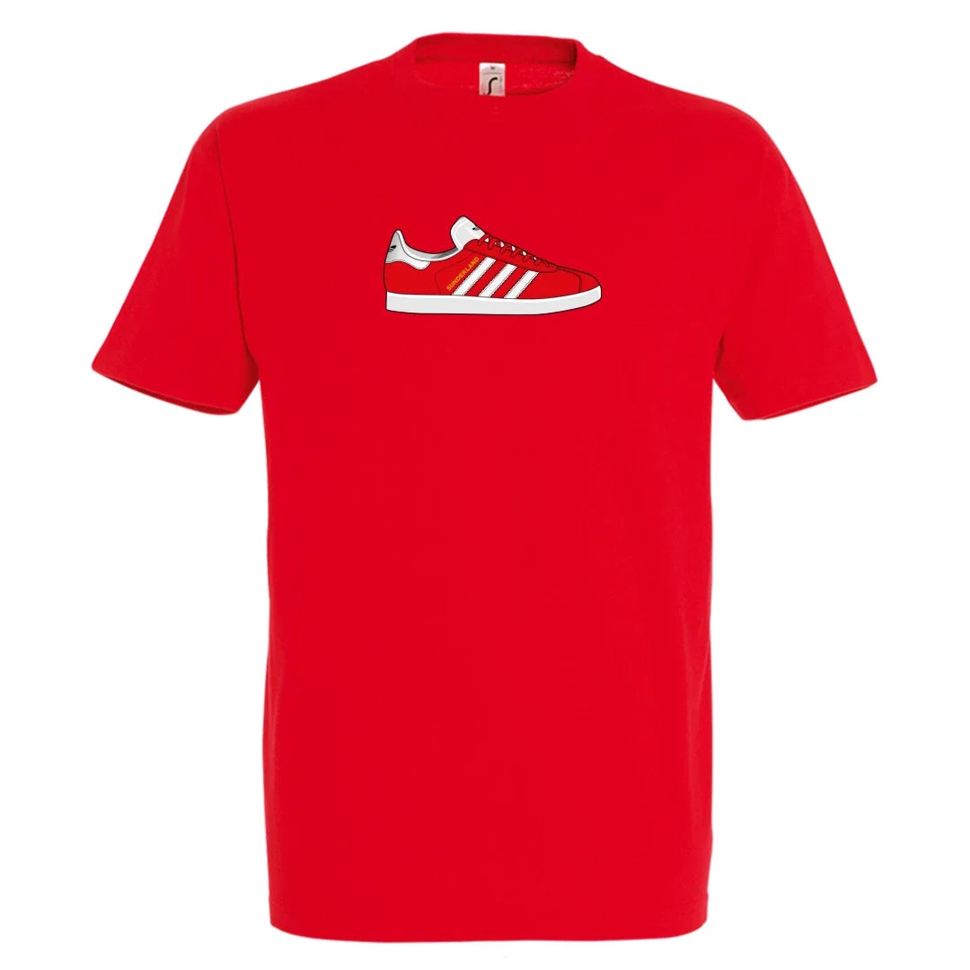 Gazelle Sunderland Football The Black Cats Stadium of Light Top Trainer T Shirt Unisex