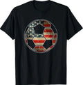 American Flag on Soccer Ball - Soccer Ball Flag Unisex