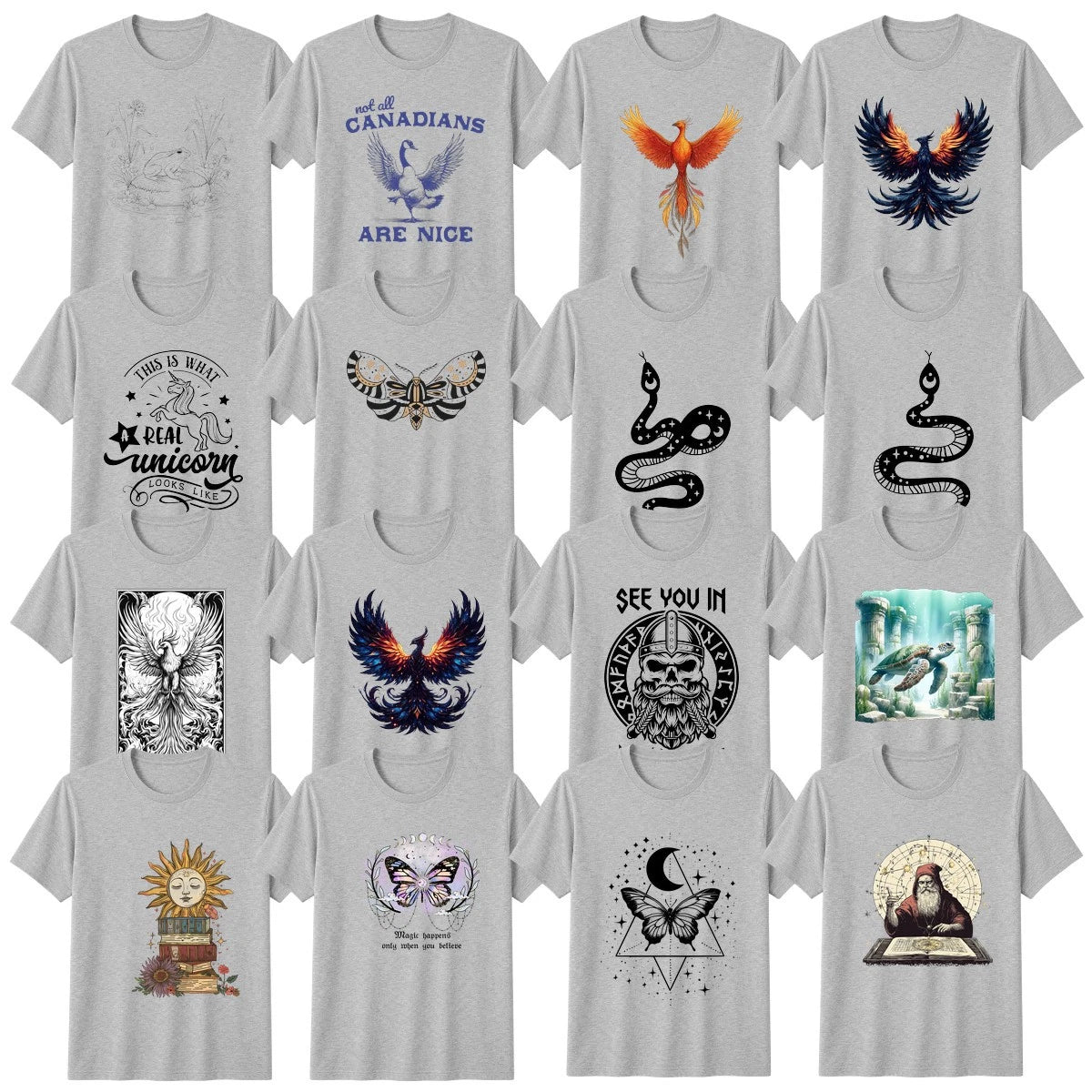 Boho Celestial Fantasy Music T-Shirt Mythology Birthday Gift